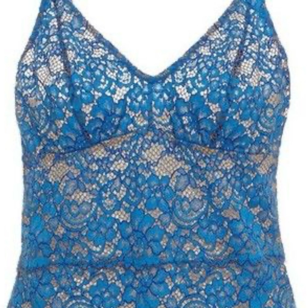 Cosabella Blue Lace Rosalind dress